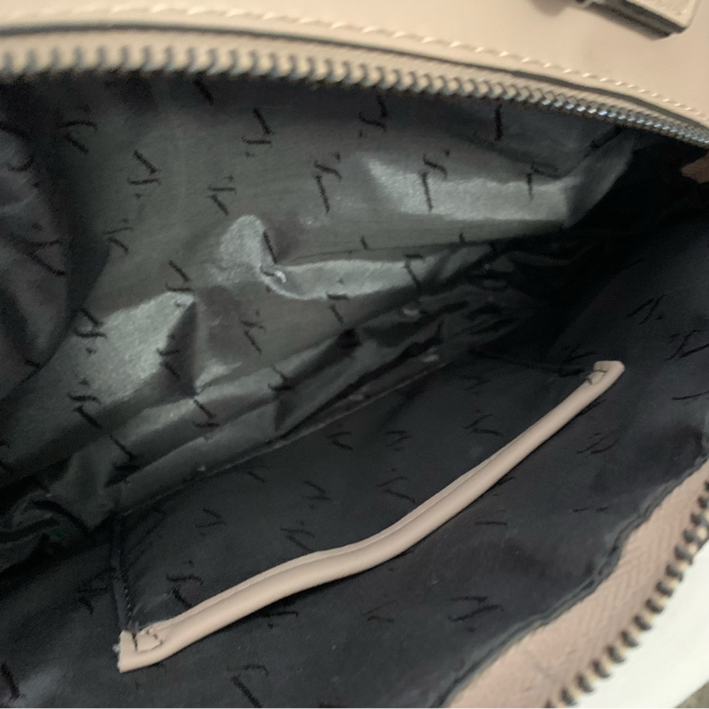 Simply Vera Vera Wang Pink/Black Ombre Style Faux Croc-Embossed Shoulder Bag - Picture 7 of 10